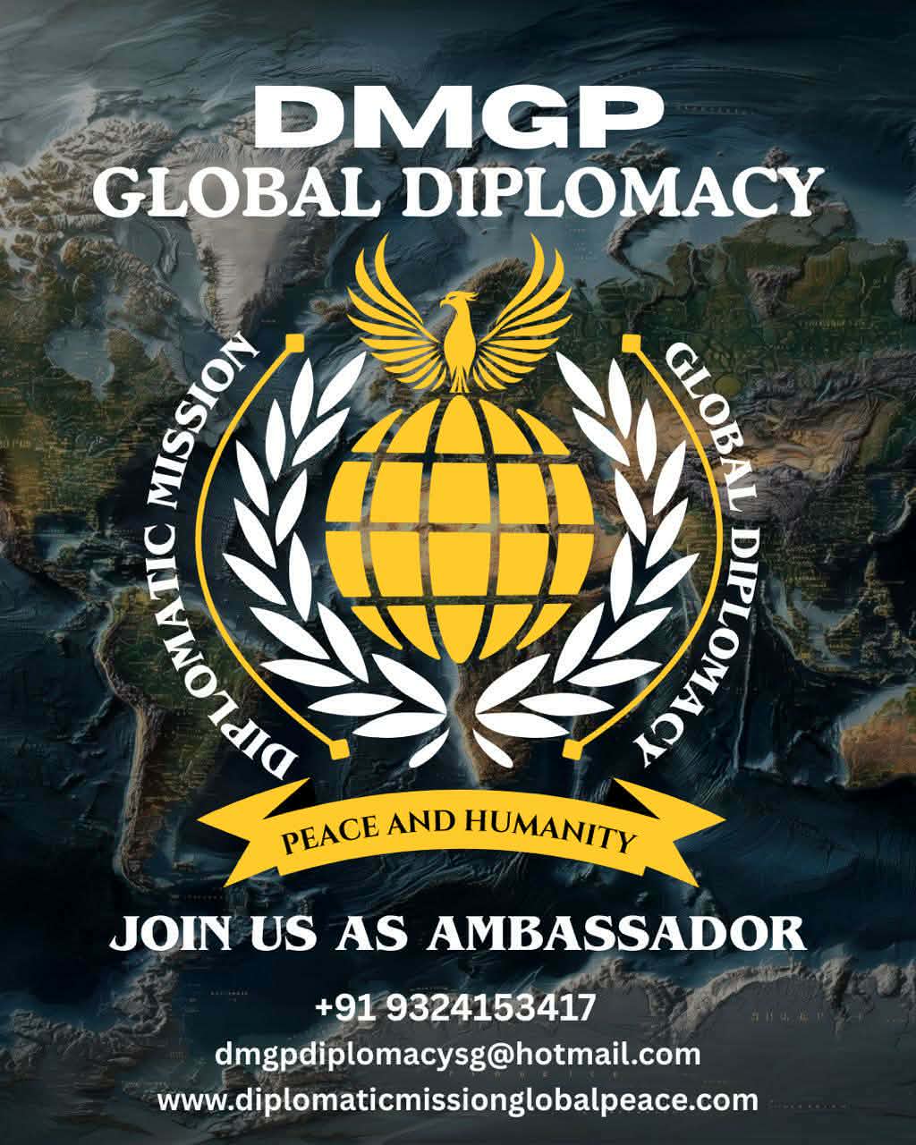 DMGP global diplomacy ambassador artwork